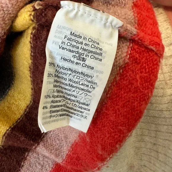 Madewell Cardiff Striped Sweater Coziest Yarn - Picture 10 of 10